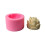 Lotus silicone candle mold pink stearin 6