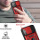 CamShield Armor Hybrid Ring Case for iPhone 13 Pro Max Red 7