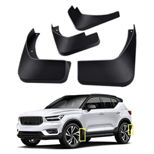 Volvo XC40 front and rear mudguards 2018–2021 (4 pcs) 1