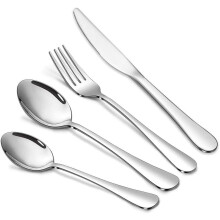 Edelstahl-Besteckset, 16-teilig für 4 Personen