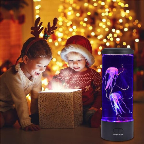 LED jellyfish lava lamp USB night light 1 piece 2