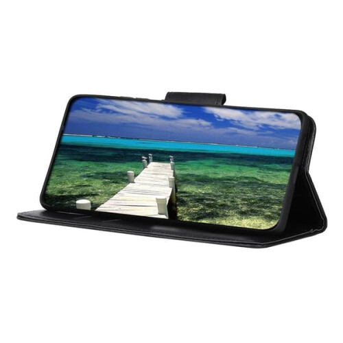 Sony Xperia 5 IV wallet case crazy horse black 2