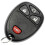 Chevy key fob remote control for Silverado, Traverse, 5