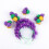 Pompon-Stirnband, Karnevalsaccessoire 8