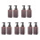 10 Pack Foaming Soap Dispenser 15Oz Refillable Foam Liquid Hand Soap Empty Plastic Pump Bottle Container - Brown 450Ml 1
