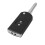 Mazda flip remote key shell black 2-button 2