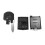 Mazda flip remote key shell black 2-button 4