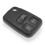Volvo ABS Remote Key Fob Shell Black 3-Button 2
