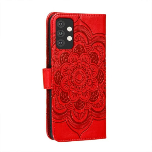 Samsung Galaxy A32 5G mandala flower case red 2