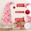 Ayieyill pink artificial Christmas tree 5 ft with stand and 4