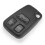 Volvo ABS Remote Key Fob Shell Black 3-Button 3
