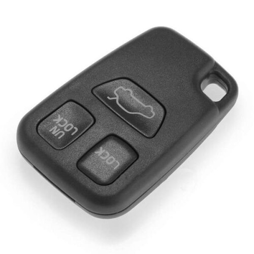 Volvo ABS Remote Key Fob Shell Black 3-Button 2