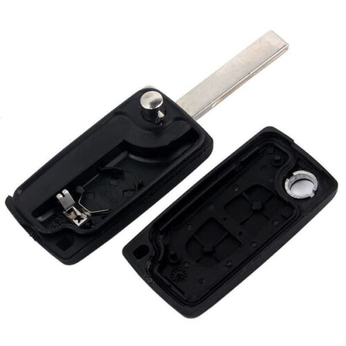 Dongfeng Peugeot 307 remote key shell with 2 buttons and 1