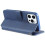 Compatível com iPhone 13 Pro Max - Capa de couro fina AZNS - Azul 6