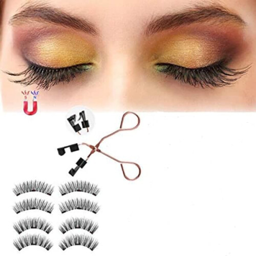 Magnetic Eyelashes Reusable with Tweezers 1