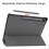 Samsung Galaxy Tab S7 Plus FE Lite tri-fold case grey 3