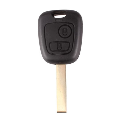 Citroen car key shell black 2-button one size 1