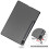 Samsung Galaxy Tab S7 Plus FE Lite tri-fold case grey 4