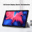 Lenovo Tab P11/P11 Plus tri-fold leather case grey 5