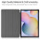 Samsung Galaxy Tab S7 Plus FE Lite tri-fold case grey 8