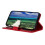 Realme C21 leather case red 4