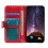 Realme C21 leather case red 5