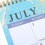 Hängekalender, übersichtliche Seiten, schlichtes Design 6