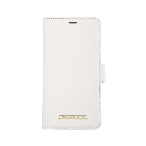 Capa Onsala para celular, modelo Saffiano White - compatível com iPhone 11 Pro Max, na cor branca. 1