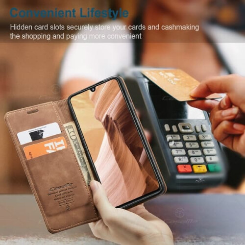 Leather iPhone 13 case brown 2