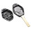 BMW replacement key fob with 3 buttons black 4