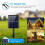 Solar-Lichterkette LED 10 m 100 Lampen gelb 5