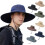 Cappello a secchiello da sole HauiWeiLyai UPF50+ con tesa da 7,6 cm 3