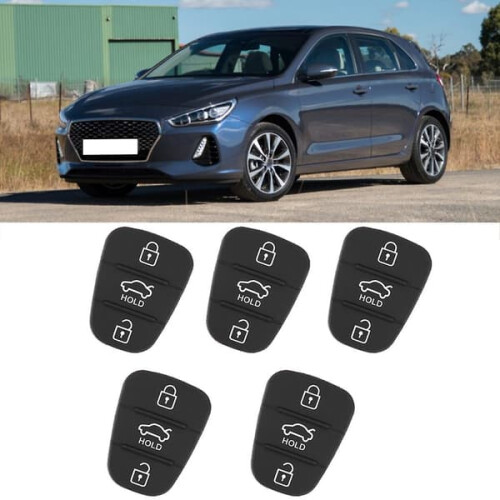 Hyundai Kia remote key shell rubber 5 pcs 2