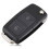 VW Golf car key replacement black 2-button 2
