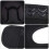 Black knee pads for work and gardening M 3