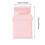 Pink Non-Woven Sheet Set Twin Size 3-Piece 3