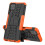 Samsung Galaxy A12 shockproof case with stand orange 2
