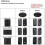 CE0523 Folding Flip Key Shell for Peugeot Citroen 2-Button 2