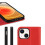iPhone 13 wallet case leather red 5