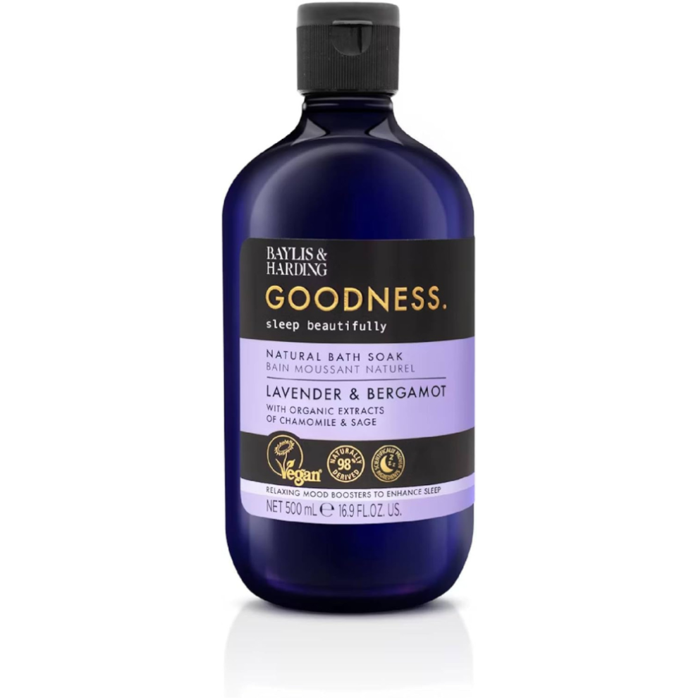 Baylis & Harding Goodness Natural Bath Soak Lavender & Bergamot – 500Ml