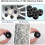 Wheel Nut Cap Covers Black 20pcs with Removal Tool 7