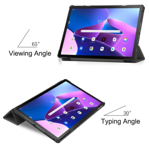 Lenovo Tab M10 Plus 3rd Gen Tri-Fold Case Grey 2