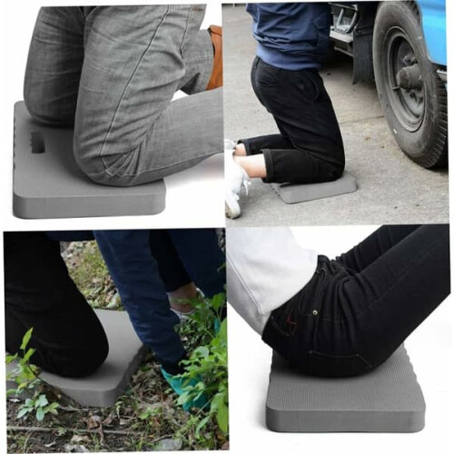 Garden Knee Pads Soft Rubber Gray Texture 2