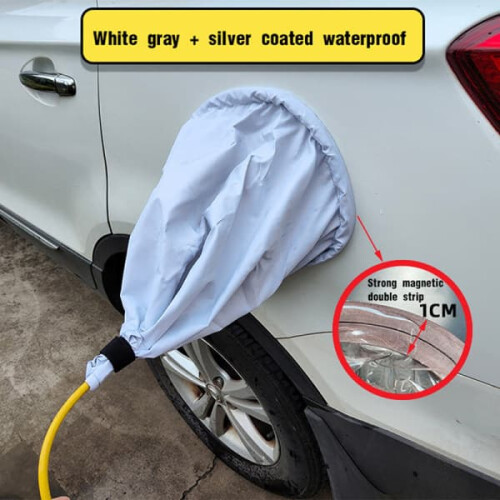 Electric Car Charging Port Cover Black 2