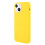 iPhone 13 matte TPU case yellow 3