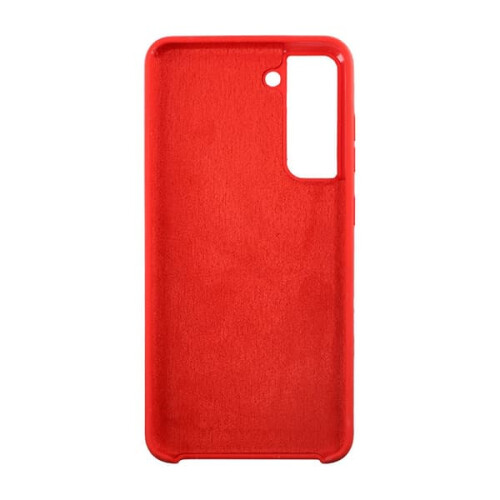 Samsung Galaxy S21 FE silicone case red 2