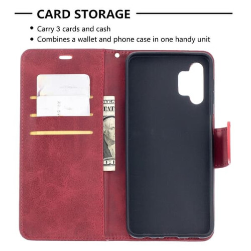 Samsung Galaxy A32 5G solid shark case red 2