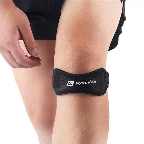 Knee Pads Adjustable Strap Black 2-Pack 1