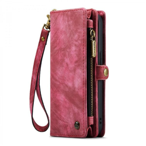 CaseMe wallet case for iPhone 13 red 2-in-1 1