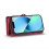 CaseMe wallet case for iPhone 13 red 2-in-1 6